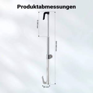 Wiltec Lenkradkralle Kupplungsschloss Lenkradschloss Lenkradsperre Wegfahrsperre