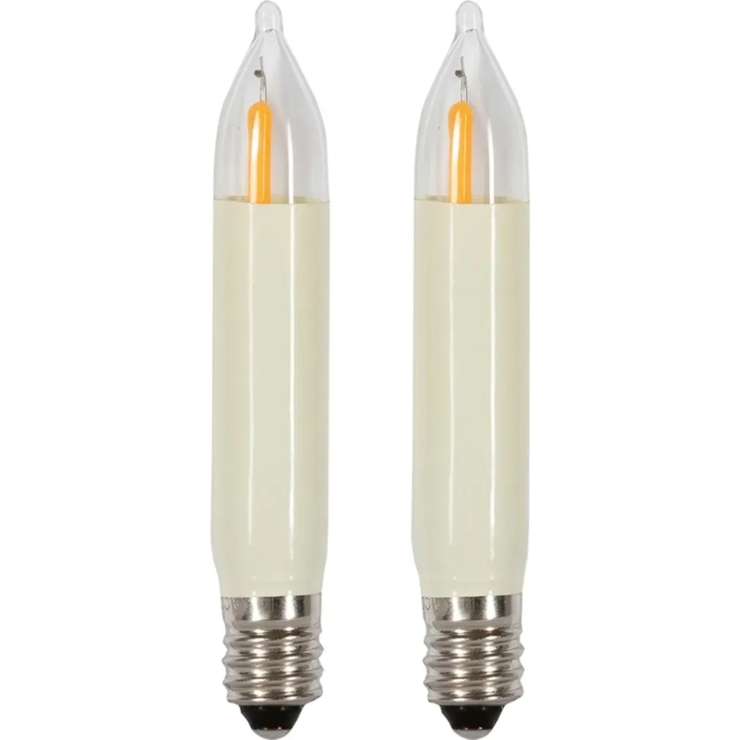 Saico Premium LED-Kleinschaftkerze für 5-flammige Lichterbögen 2er-Blister