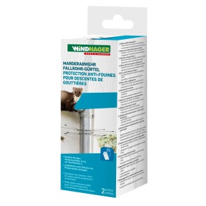 Windhager Marderabwehr Fallrohr-Gürtel, 2 Stück, zur Abwehr von Mardern an Fallrohren.