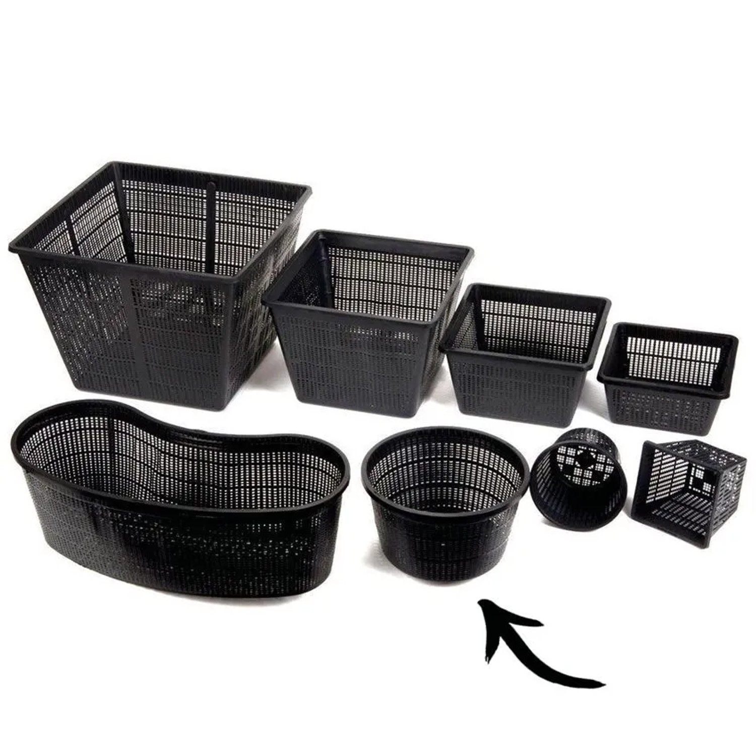 Vdvelde Teichkorb   5 Stück   Rund   Durchmesser 22 Cm   Robuste Körbe Für Wasserpflanzen_2