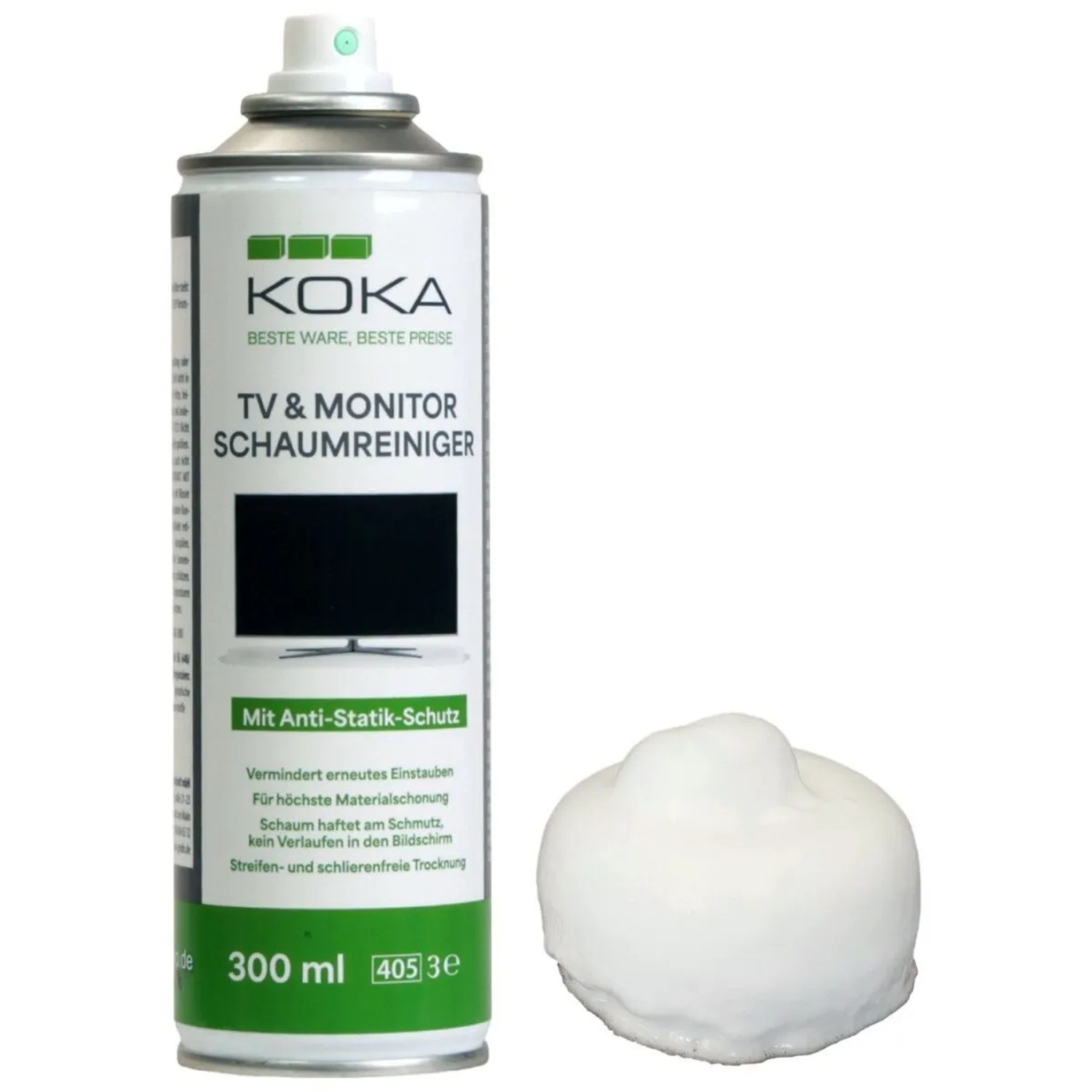 KOKA TV & Monitor Schaumreiniger 300ml