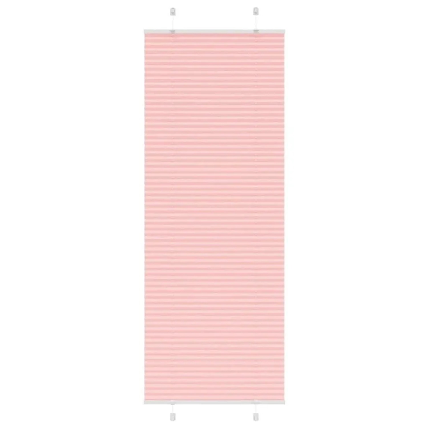 vidaXL Plissee Rosa 70x200 cm Stoffbreite 69,4 cm Polyester 4015460 günstig online kaufen