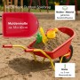 TRUTZHOLM Kinderschubkarre Traglast 40 kg 20L Kunststoffwanne Vollgummirad Rot_5