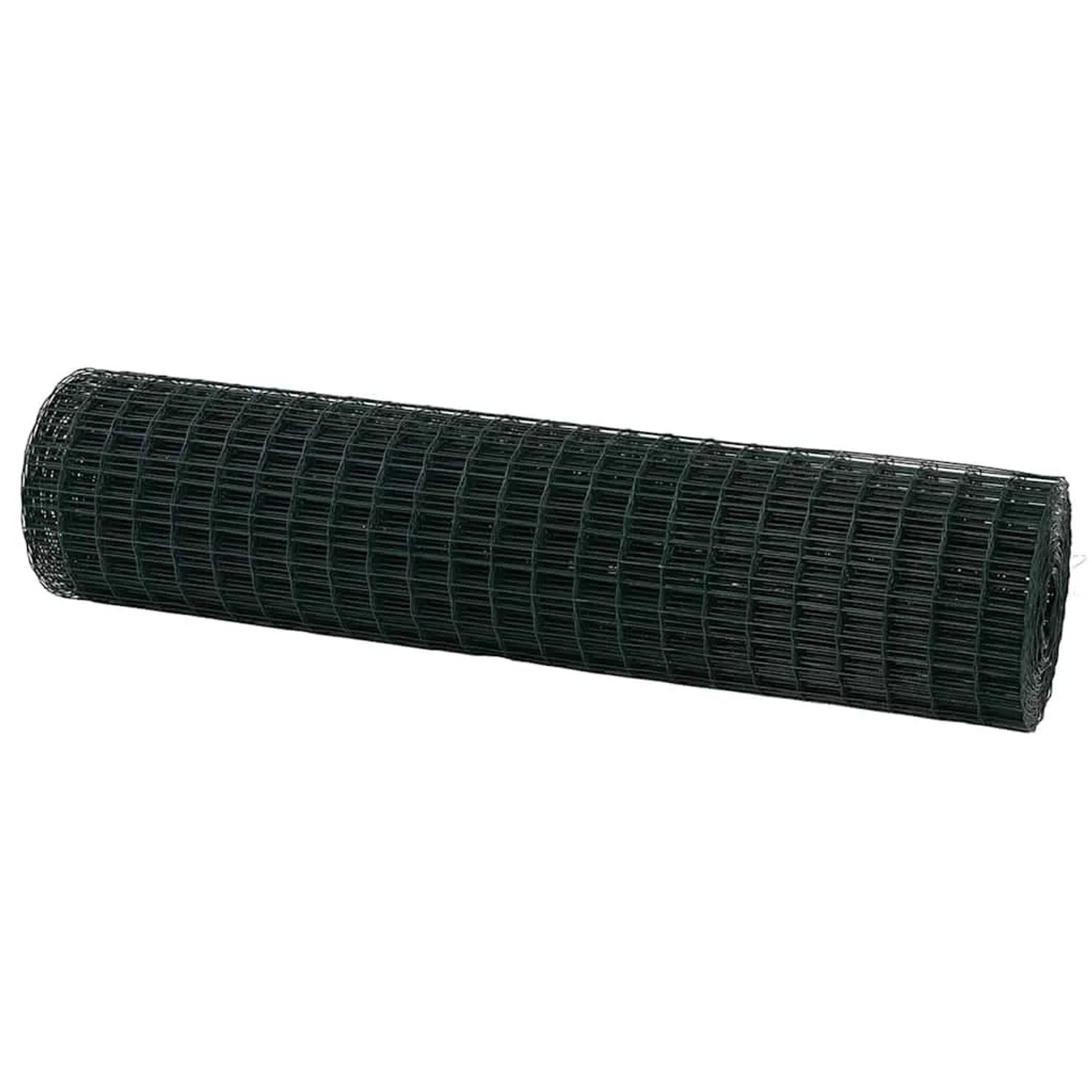 vidaXL Eurozaun Grün 1,2 x 10 m PVC-beschichtetes Eisen 42004334 günstig online kaufen