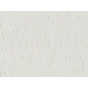 Weiße Strukturprofiltapete Chicago Uni mit feiner, vertikaler Struktur.