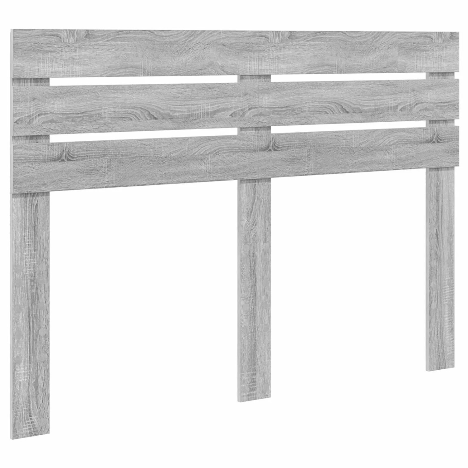 vidaXL Kopfteil mit Kopfteil Graues Sonoma 160 cm Holzwerkstoff 888186