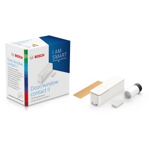 Bosch Smart Home Fenster-/Türsensor II, weiß, zur Hausautomation. Inkl. Zubehör.