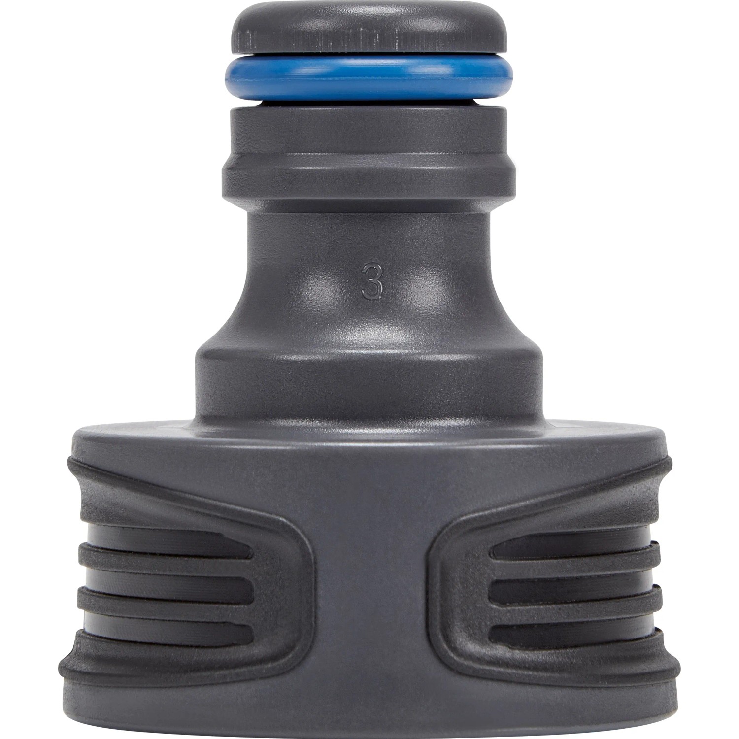 LUX-TOOLS Hahnstück 26,4 mm (G 3/4) aus Kunststoff für Gartenschlauch-Anschluss.