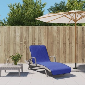 vidaXL Strandtücher 2 Stk Königsblau 75x200 cm Stoff 400 g/m² 362678