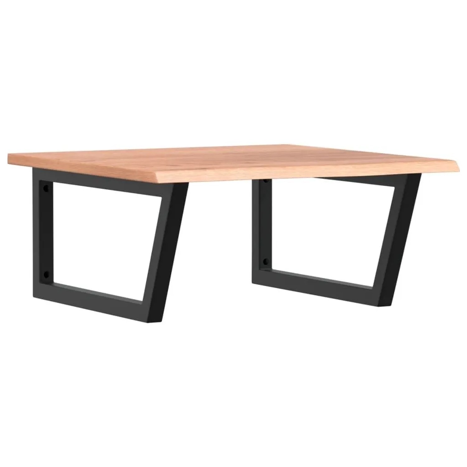 vidaXL Waschtischplatte mit Halterung Stahl und Massivholz Eiche 3302643 günstig online kaufen