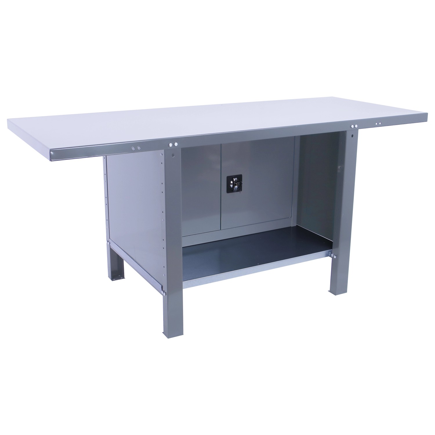 PROREGAL Werkbank BUFFALO METAL Mit Schrank HxBxT 83x150x73cm Traglast 700k günstig online kaufen