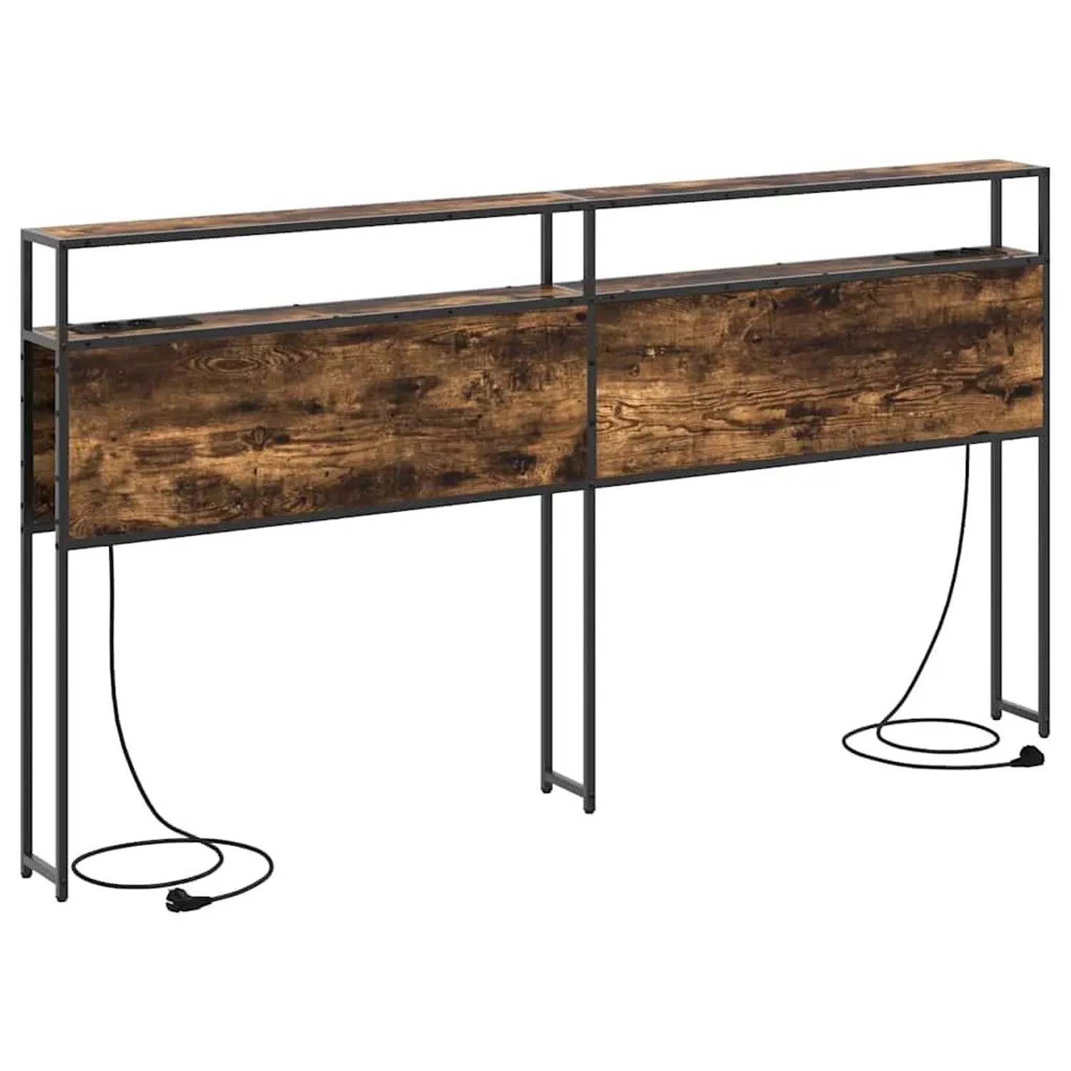 vidaXL Stauraum-Kopfteil mit Regal Räuchereiche 180 cm Holzwerkstoff 859767 günstig online kaufen