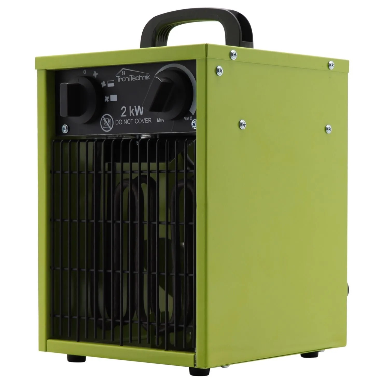 Thumbnail - Tronitechnik Heizgerät Heizlüfter Heizung 2000 Watt Tragegriff Stahl Thermosteuerung