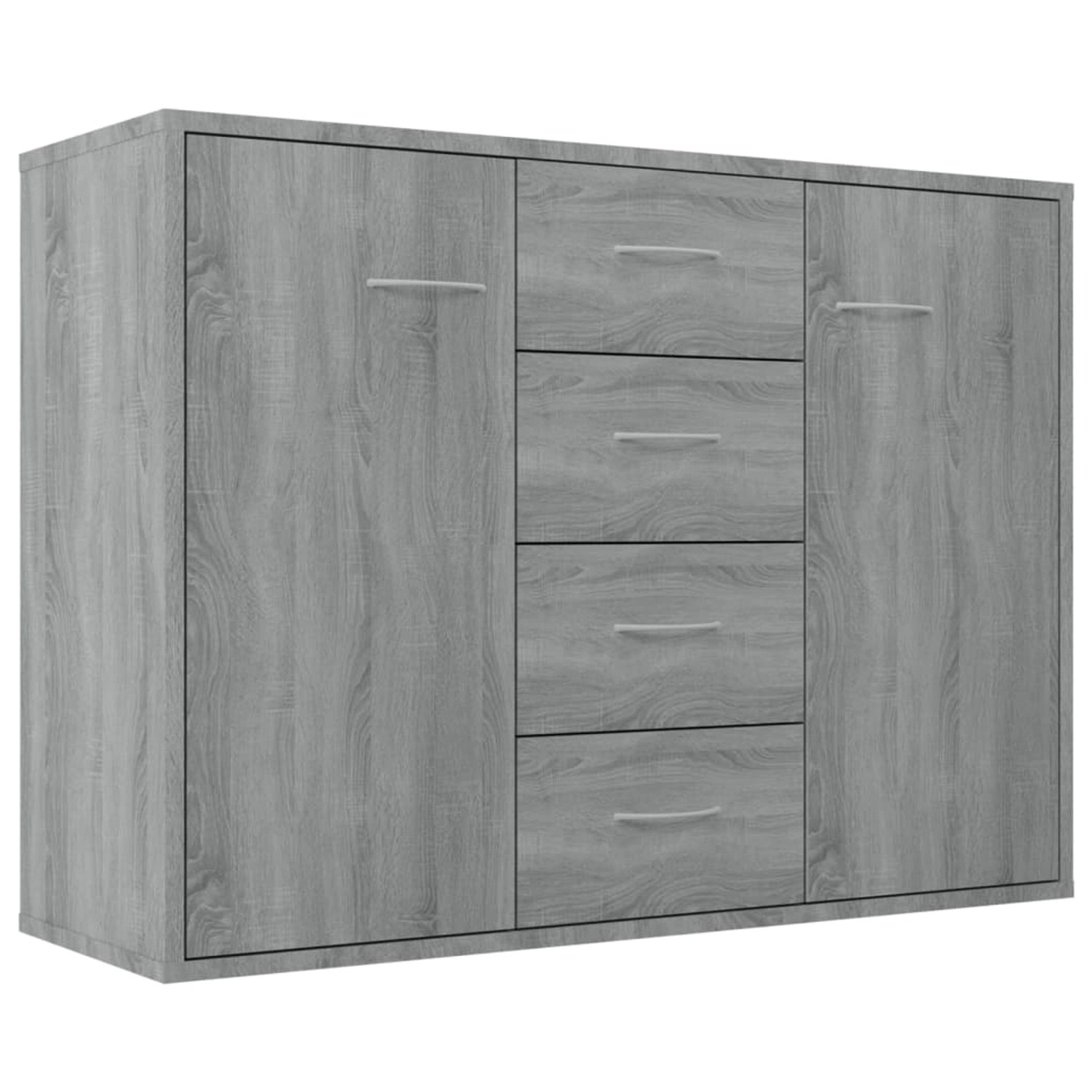 vidaXL Sideboard Grau Sonoma 88x30x65 cm Holzwerkstoff 815370 günstig online kaufen