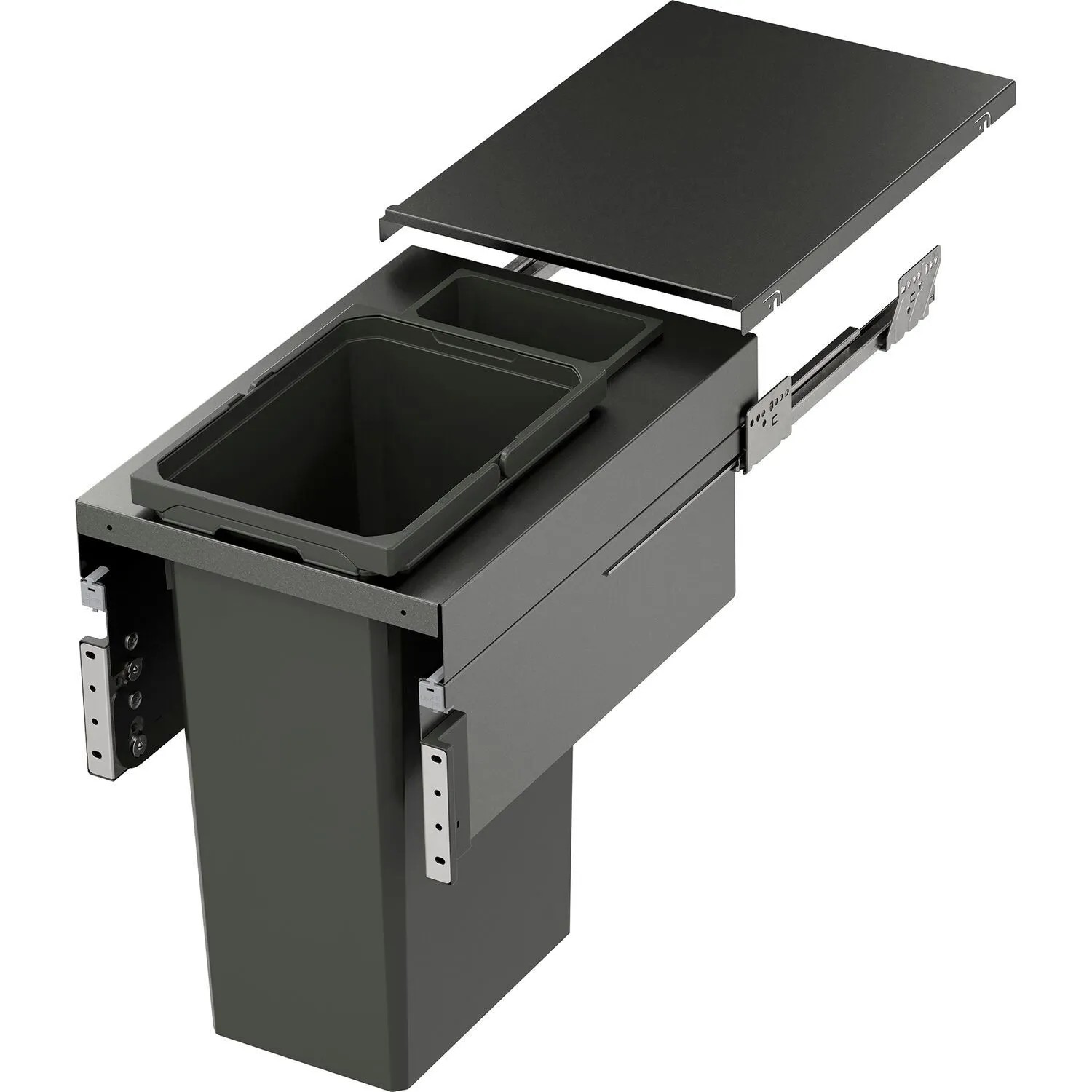 Vauth-Sagel Abfalltrennsystem Envi Space Xx Pro Korpusbreite 400 mm Lava