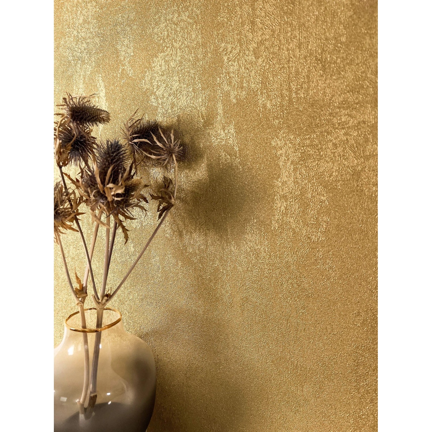 Newroom Vliestapete Kitron Gold Beton Modern FSC®_2
