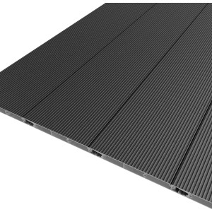 Terassendiele DreamDeck Alu Anthrazit 1,3 x 13,6 x 400 cm