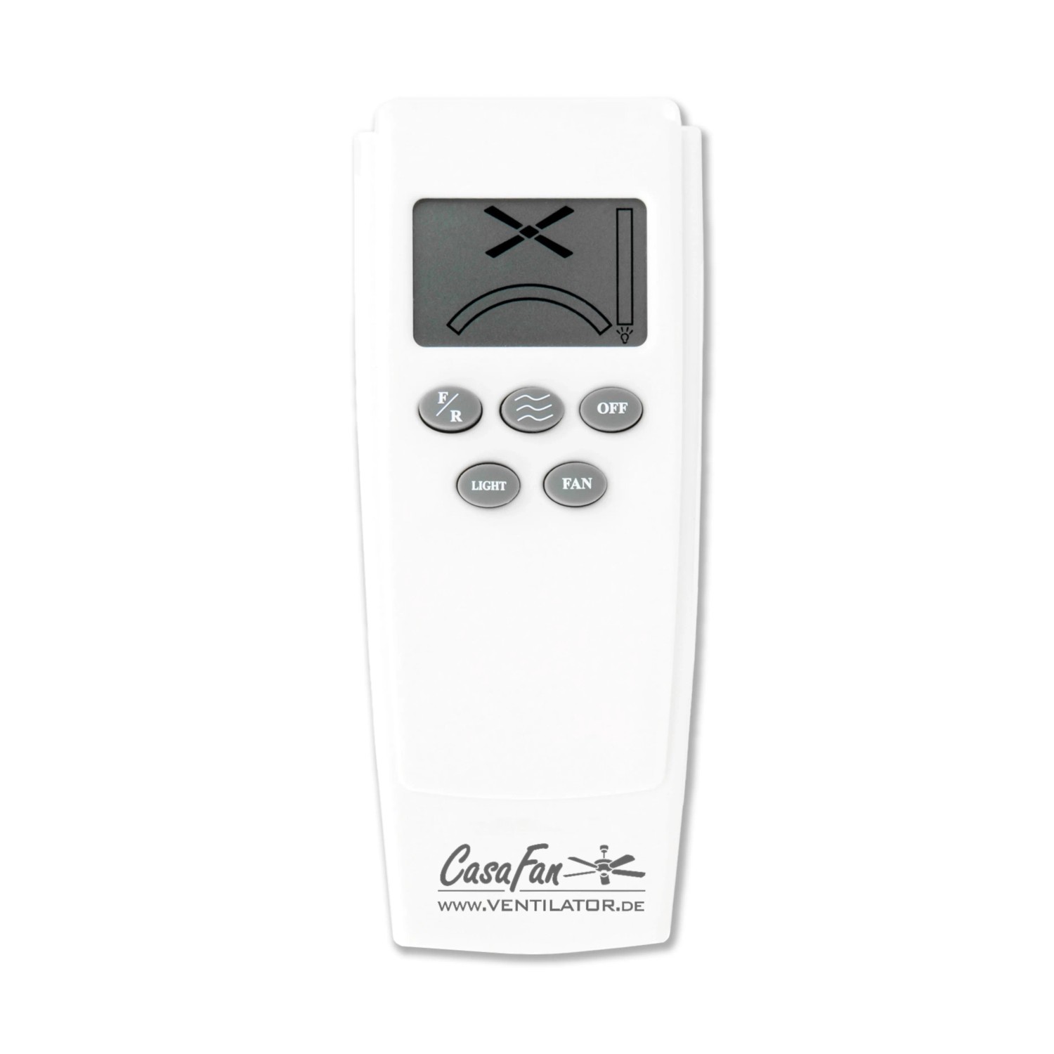 Fernbedienung für CASAFAN Deckenventilator Caribbean Dream Eco II, weiß.