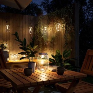 vidaXL Solarleuchten Einmachglas-Design 12 Stk Warmweiß 4008204