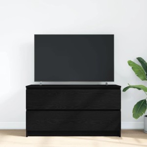 vidaXL TV-Schrank Schwarz 100x35x54 cm Holzwerkstoff 861806