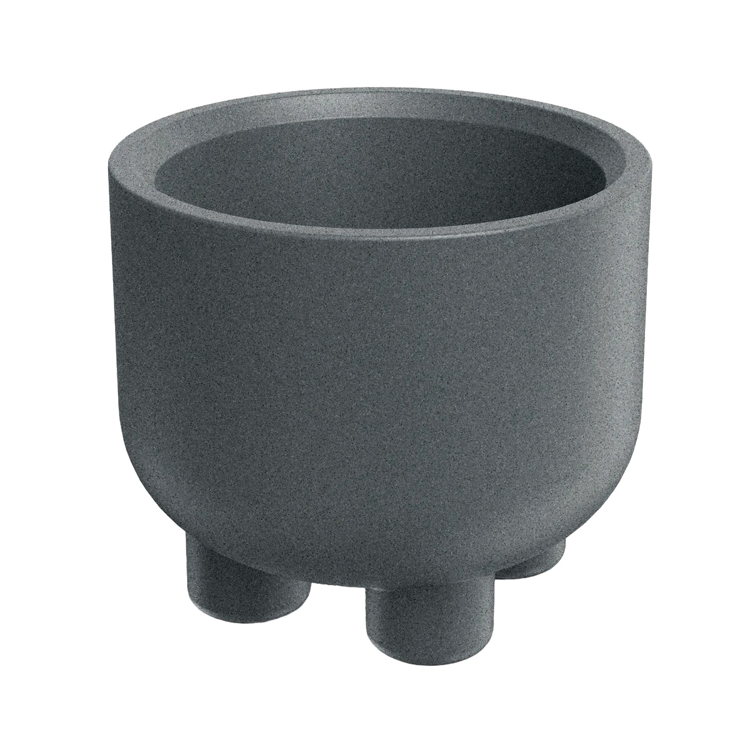 Prosperplast Blumentopf Molta Round Foot Ø 48 cm x 42 cm Granit