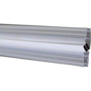 2er-Set Magnetdichtung für Eckduschkabine, 4 mm Glasstärke.