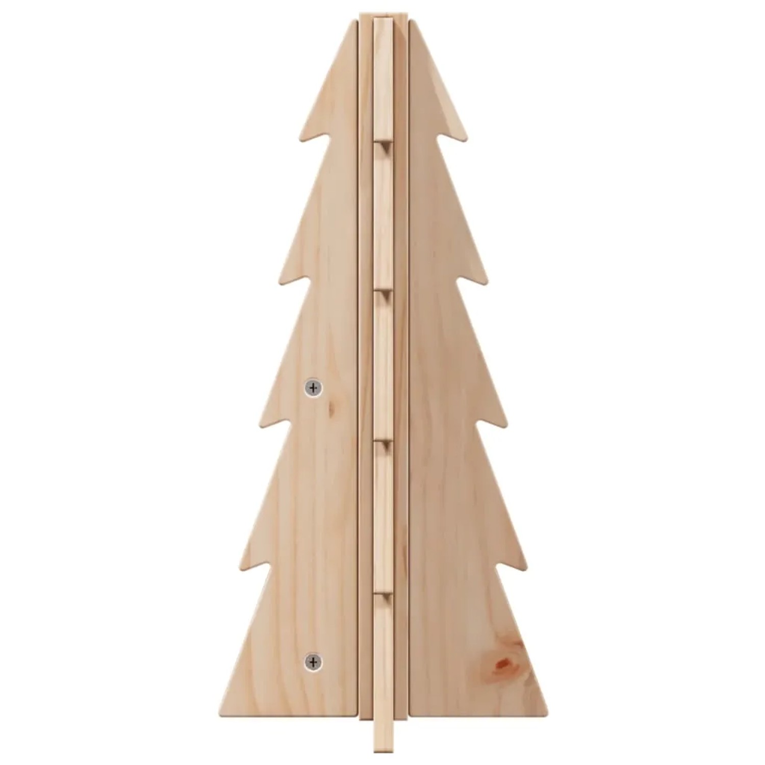 vidaXL Weihnachtsbaum Holz zum Schmücken 49 cm Massivholz Kiefer 858174