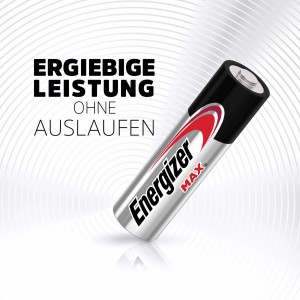 Energizer Max AA Batterie, Mignon, Alkali, 8er-Pack für zuverlässige Leistung.