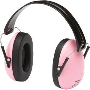 Gebol Kapselgehörschutz Safety Kids in Pink, zusammenklappbar und leicht.