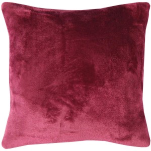 Bestlivings Kissenhülle Celina, 50x50 cm, Aubergine. Kuschelige Deko für Sofa und Sessel.