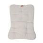 Beige Polsterauflage für Campingstuhl Modell Herkules. Faltstuhl Zubehör für Outdoor, Garten und Balkon.