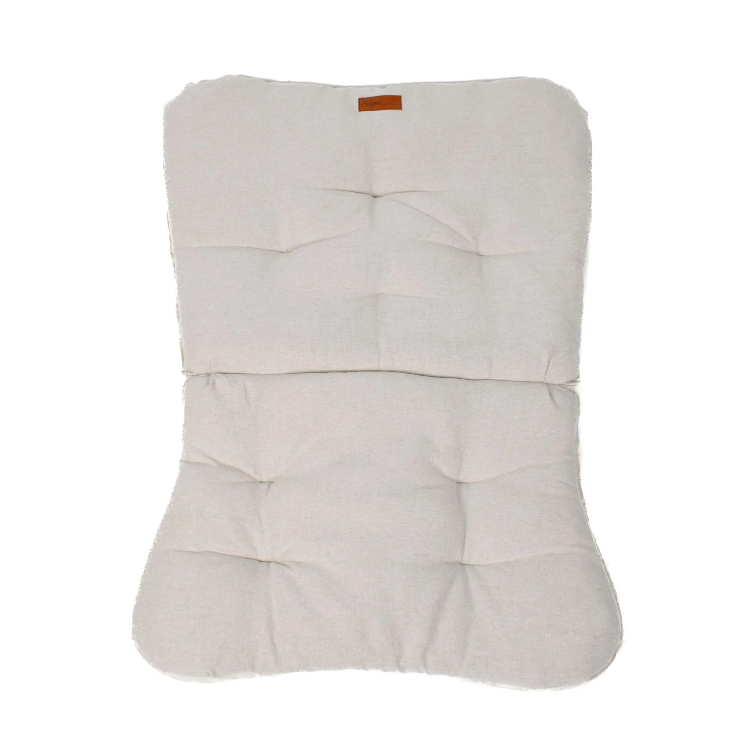 Beige Polsterauflage für Campingstuhl Modell Herkules. Faltstuhl Zubehör für Outdoor, Garten und Balkon.