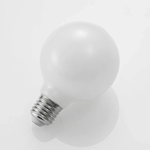 Arcchio E27 LED Lampe, 4W, aus Glas, opalweiß, warmweißes Licht.