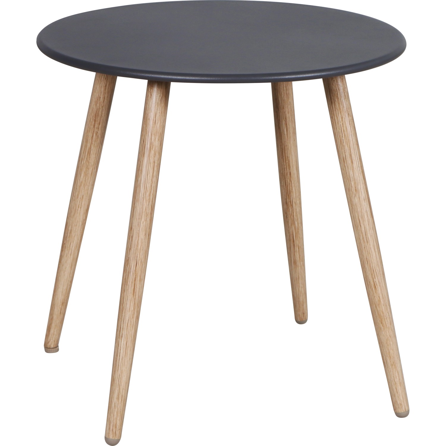Garten-Beistelltisch Edna Rund Ø 46 cm x 46 cm Anthrazit