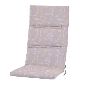 Siena Garden Hochlehner Auflage Comfort Tropical, 120x48x7cm, mit Blätter Muster.