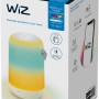 Verpackung der WiZ Smart LED Tischleuchte Mobile Portable mit Farbverlauf.