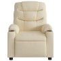 vidaXL Massagesessel Creme Stoff 374164_7