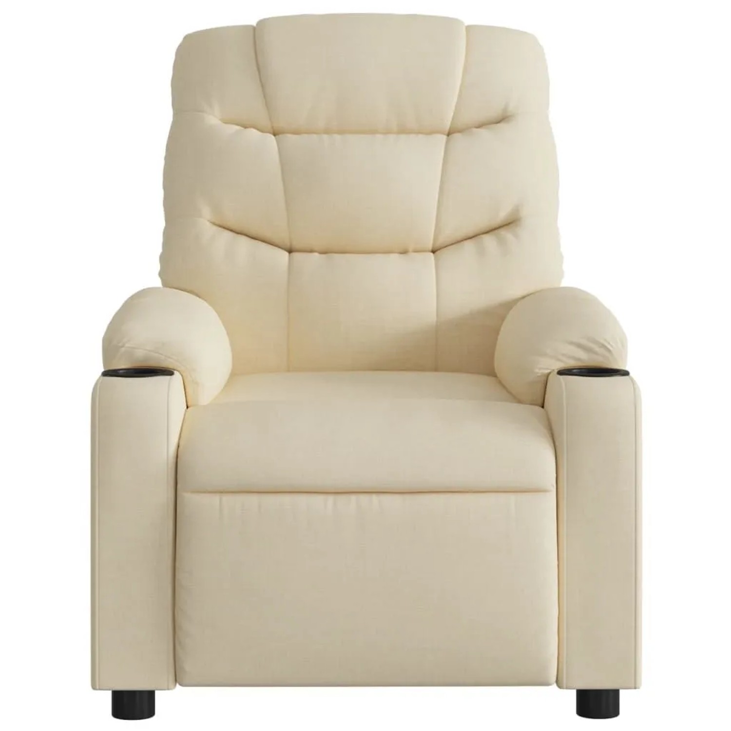 vidaXL Massagesessel Creme Stoff 374164_7