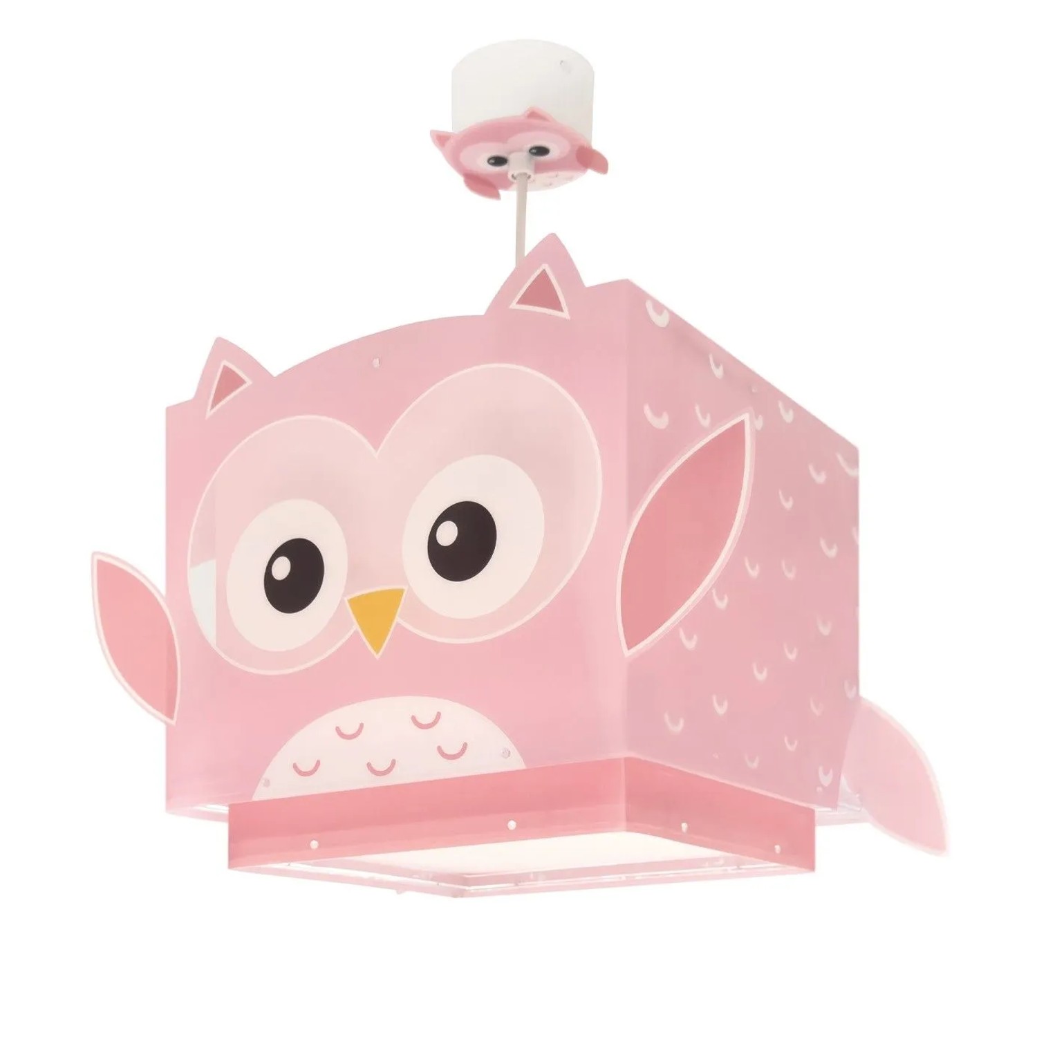 Image of Dalber KinderDeckenlampe Kleine Rosa Eule