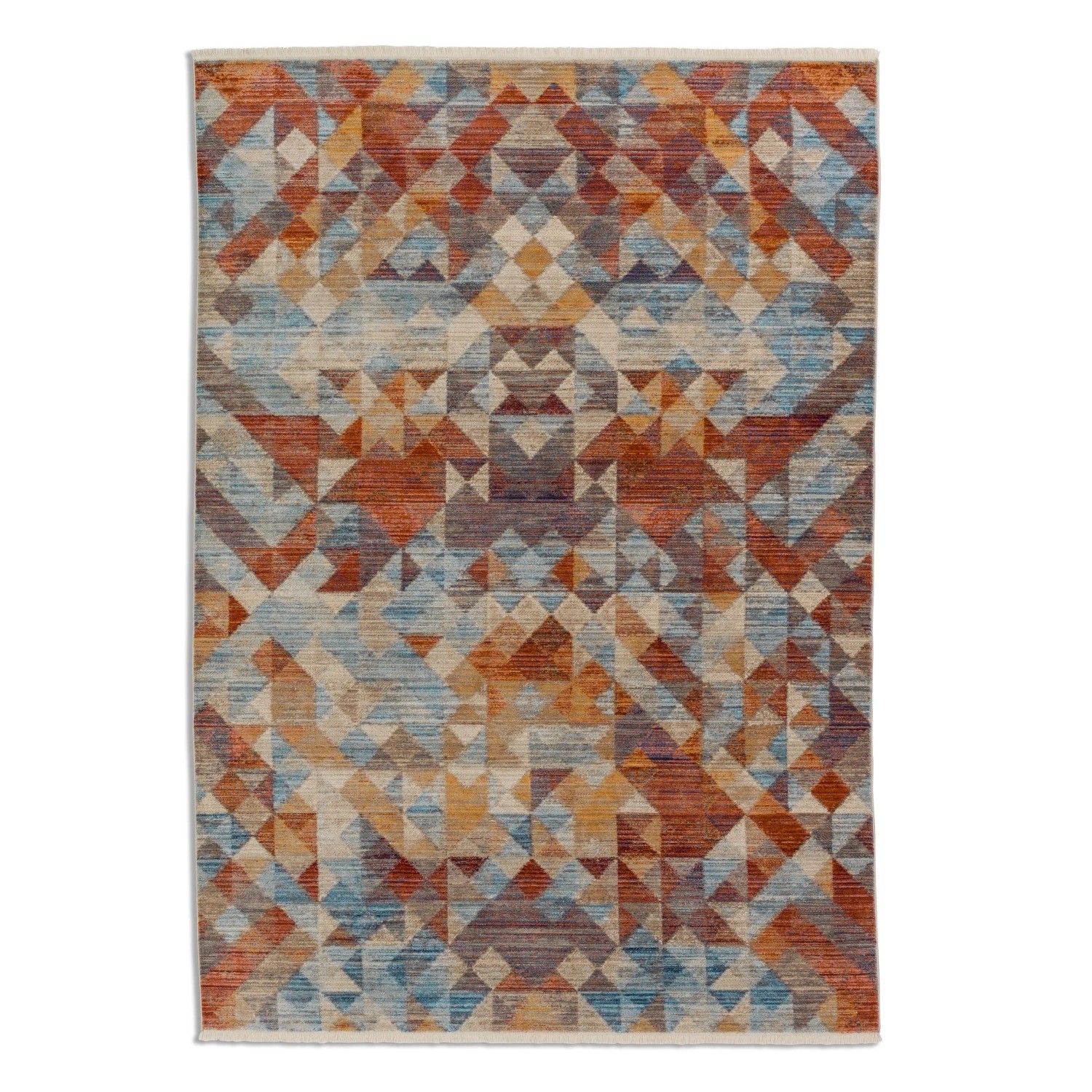 Schöner Wohnen Teppich Mystik Dreiecke 70 cm x 140 cm Bunt