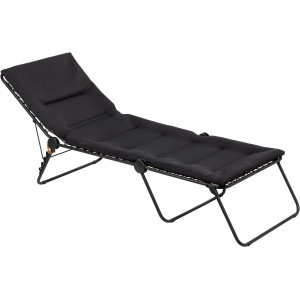 Lafuma Sonnenliege SIESTA L Anthrazit, verstellbare Gartenliege mit Air Comfort Bezug.