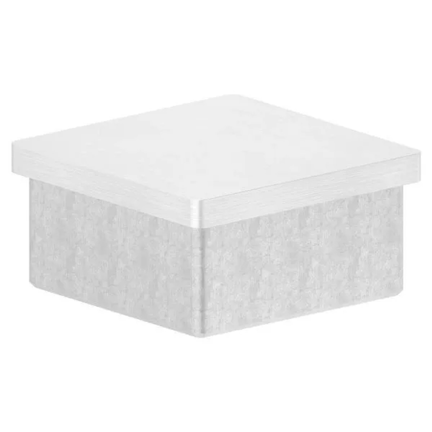FeNau Einsteckkappe Edelstahl V2A Für Quadratrohr 50 X 50 X 2,0 mm