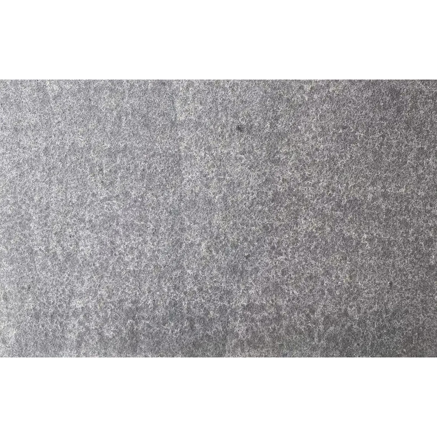 Eurostone Bodenplatte Basalt Gesägt Geflammt Anthrazit 40 cm x 60 cm x 3 cm