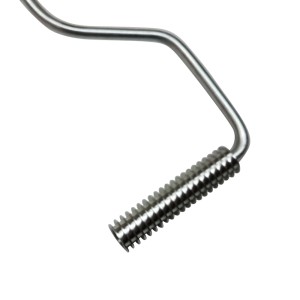 DD Composite Entlüftungsroller mit Querrillen, 12x50mm, für Harze und Glasfasergewebe.