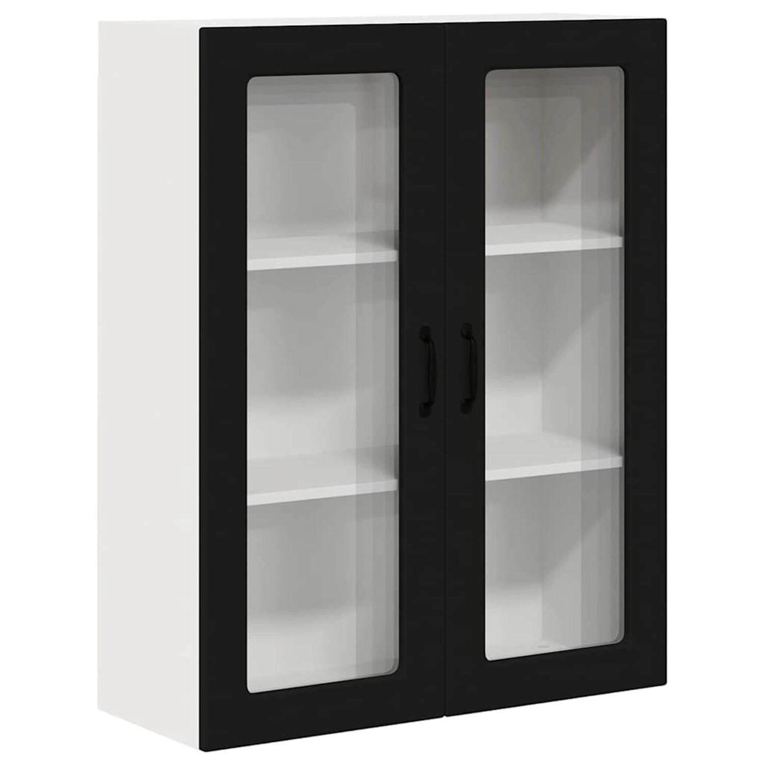 vidaXL Küchenwandschrank Schwarz 80 x 31 x 100 cm Holzwerkstoff 885506 günstig online kaufen
