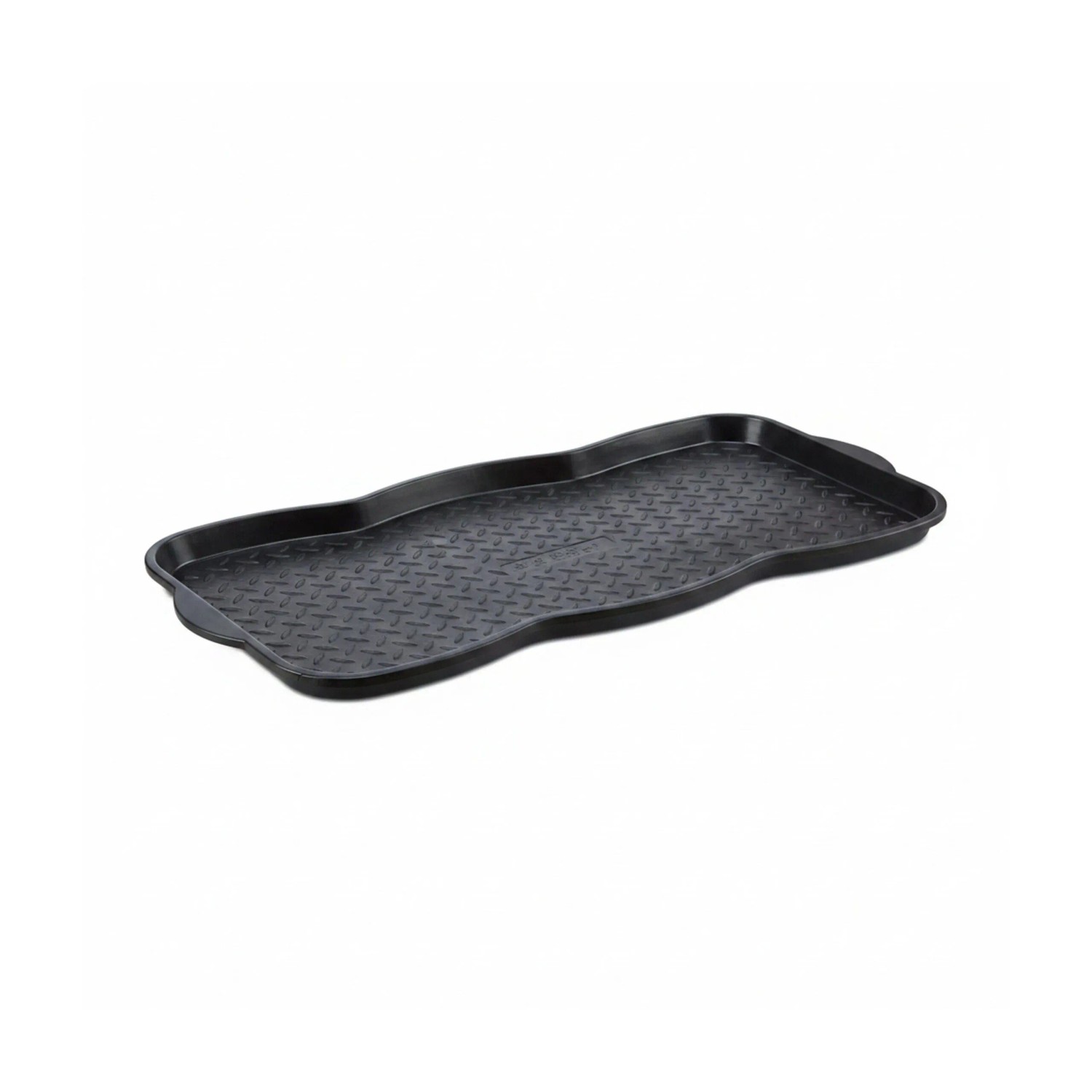 Relaxdays Schuhabtropfschale Polypropylen Schwarz für 3 Paar 3 cm x 75 cm x 38,5 cm 0,7 kg