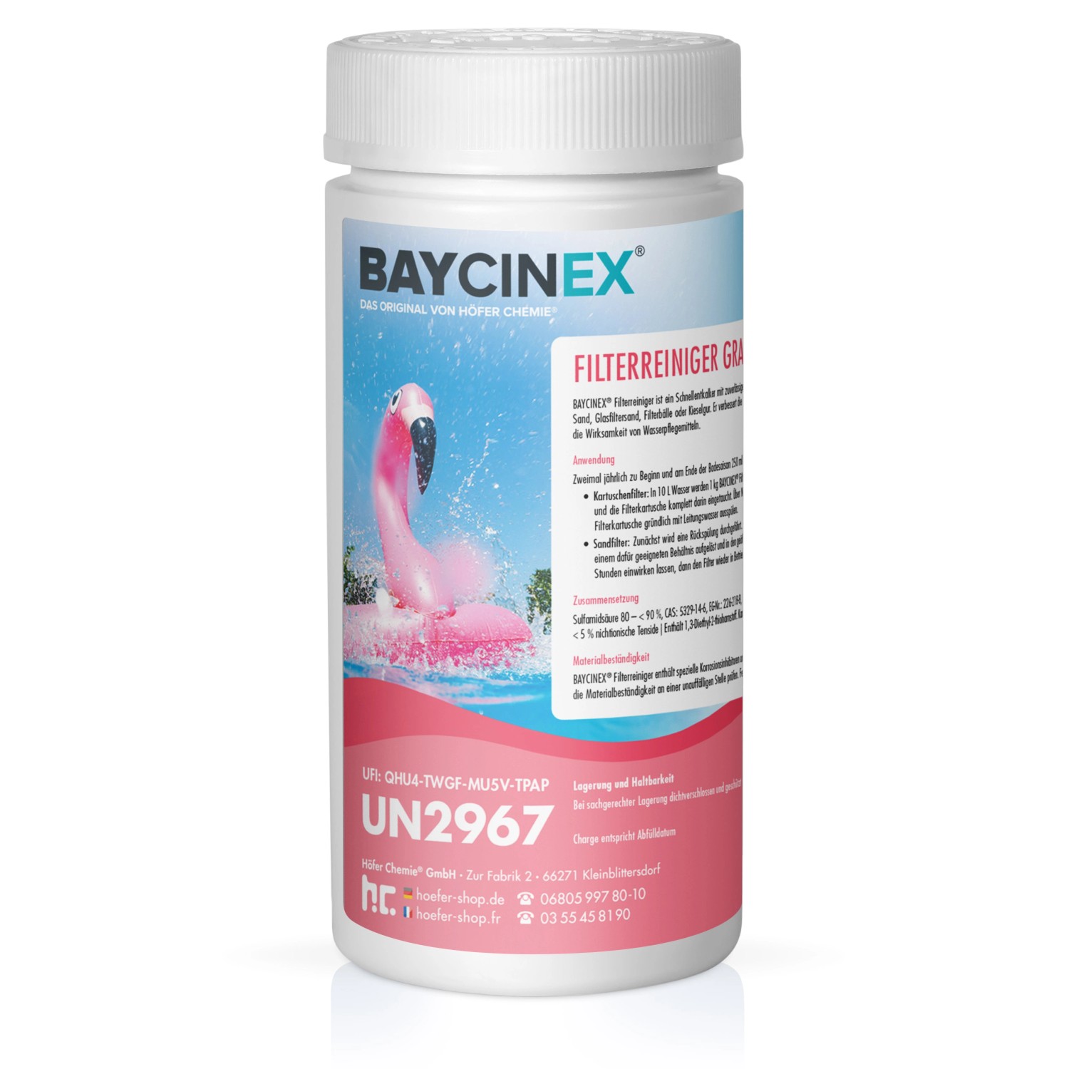 Baycinex Filterreiniger Granulat 1kg