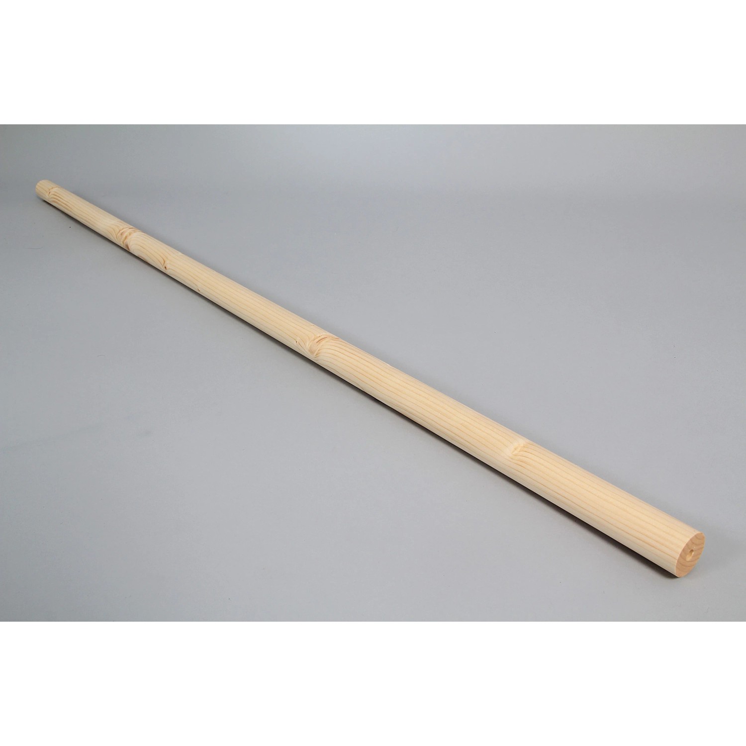 Fichte Handlauf Massivholz, Ø 40 mm, Länge 1500 mm, naturbelassen