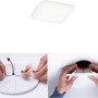 Paulmann LED-Einbaupanel Veluna, eckig, 75x75mm, 4,5W, 4000K, Satin, mit Montagebeispiel.