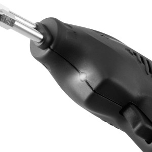 STAHLWERK Lötpistole LP-200, 200W, Detailaufnahme der Spitze und des Gehäuses.